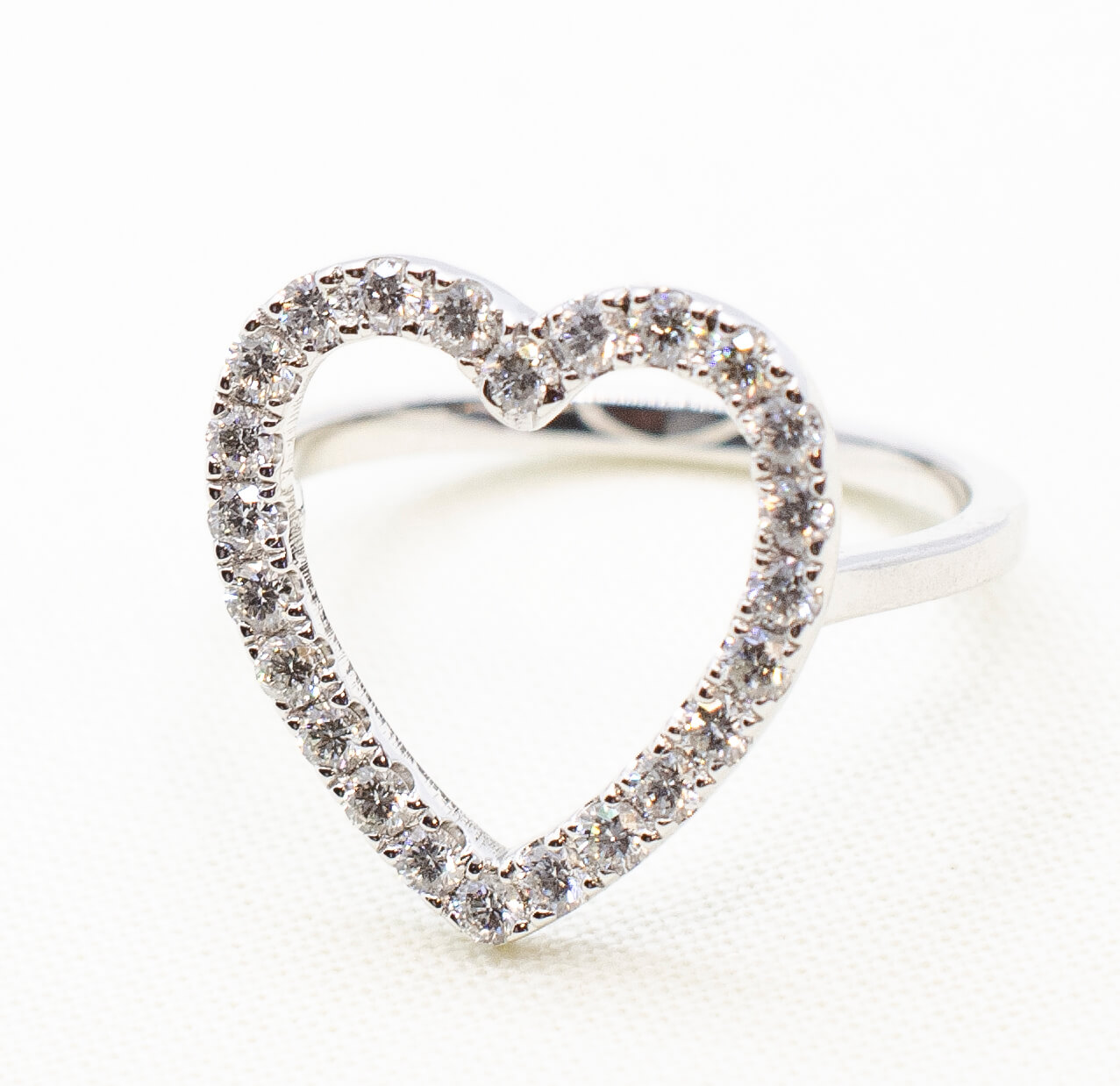 Diamond Heart Ring
